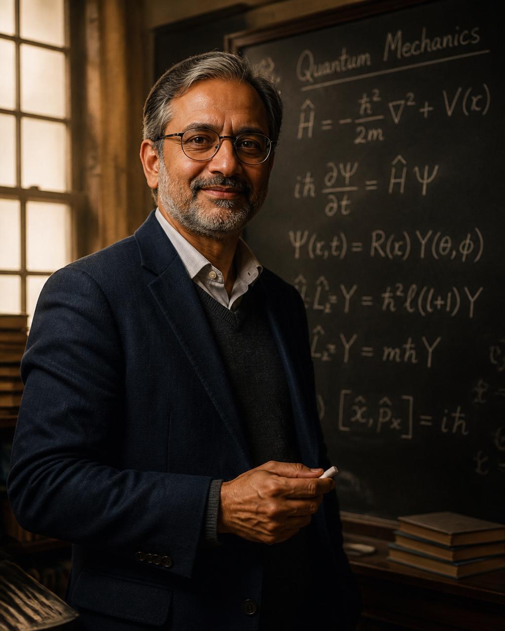 Senior physics professor